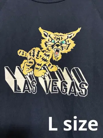 호랑이 프린트 맨투맨 트레이닝복 L size