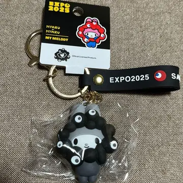 산리오 미야쿠미야쿠 흑백 키링 마이멜로디