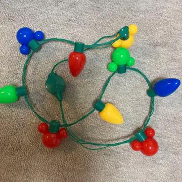 디즈니 빛나는 장난감 크리스마스 일루미네이션 목걸이