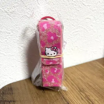 헬로키티 레오파드 무늬 립 케이스