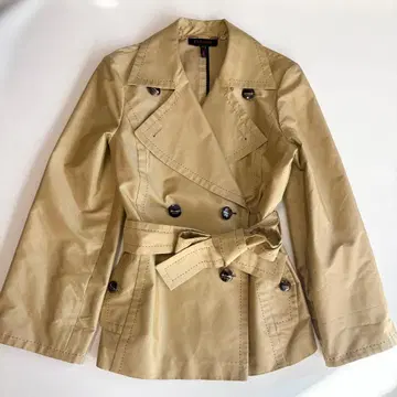 새상품급 ESCADA 베이지 숏 트렌치코트 36 코튼