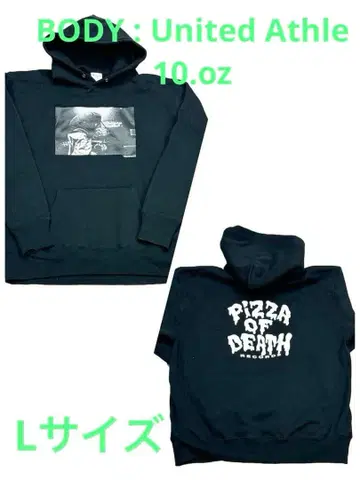 Ken Yokoyama GAOPR HOODIE 블랙 L 사이즈