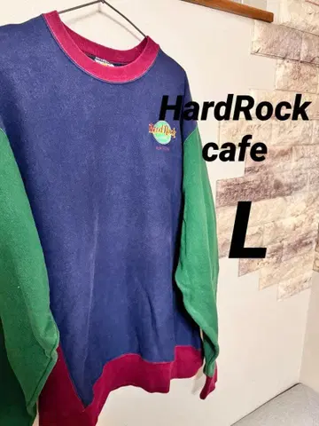 HardRockCafe 하드 록 카페 트레이닝복 맨투맨 USA제