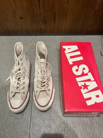 [새상품급] CONVERSE ALL STAR 화이트 스니커즈