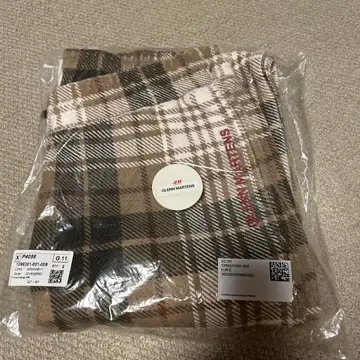 그렌마틴스 h&m 체크 스웨트 팬츠 S 사이즈 미개봉