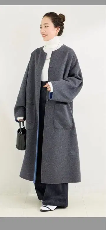 s120 블렌드 리버서블 코트 택 포함