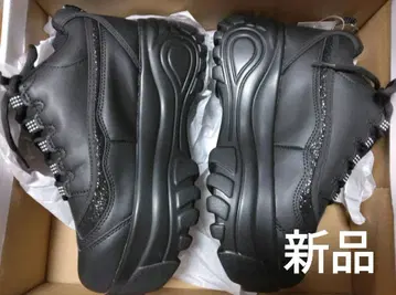 새상품 미사용 블랙 통굽 스니커즈 black 라메 라인 키라키라