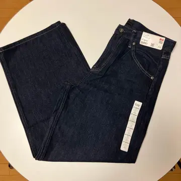 UNIQLO 배기 커브진스 27 네이비
