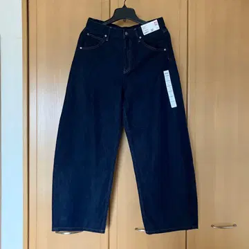 UNIQLO 배기 커브진스 27 네이비