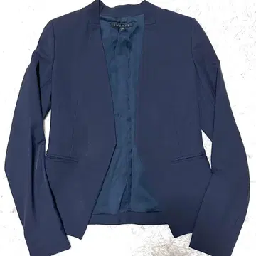 새상품급 THEORY 노카라 자켓 네이비 사이즈 00