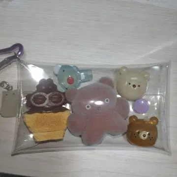 가챠 파우치 곰 가끔 토우나 고양이