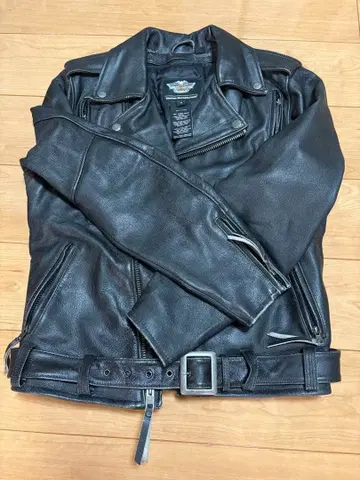 Harley-Davidson 천연 가죽 라이더 자켓 S 사이즈