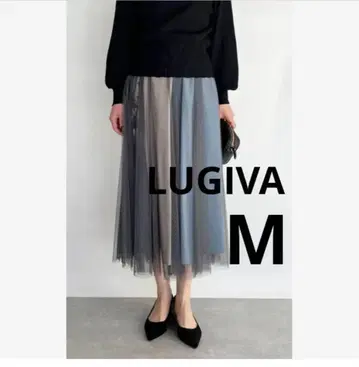 LUGIVA 루기바 멀티 컬러 샤샤 스커트 M 사이즈 스커트