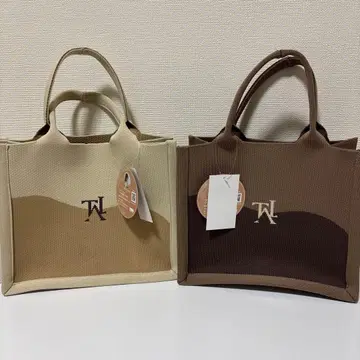 시마무라 yumi 니트 토트백 묶음 판매 2점