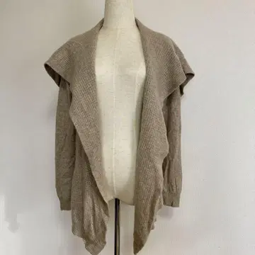 띠어리 캐시미어 100% 가디건 니트 그레이 여성용 M