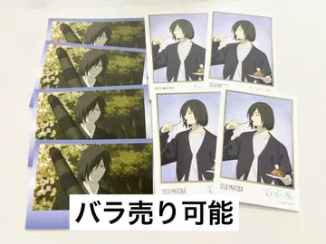 가라오케 마네키네코 마토바 세이지 나츠메 우인장 포토 카드 4장 세트