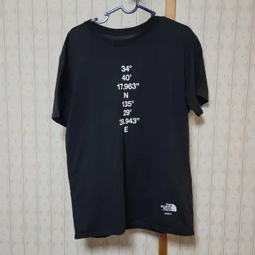 THE NORTH FACE 좌표 프린트 티셔츠