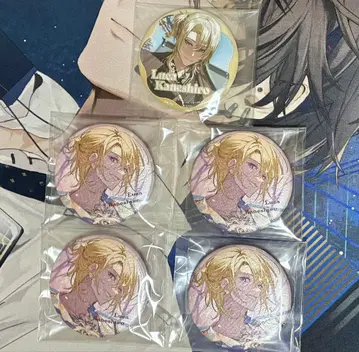 니지산지 EN 사쿠라 블룸 캔뱃지 루카 루카 카네시로 NY