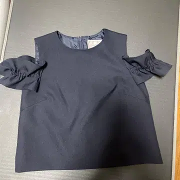 couture 반팔 블라우스 블라우스 네이비 네이비 컬러 어반 리서치