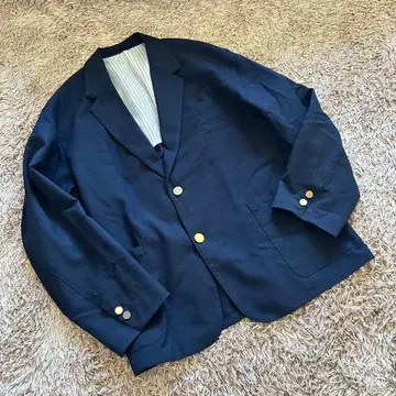 BEAMS LIGHTS 테일러드 자켓 네이비 XL