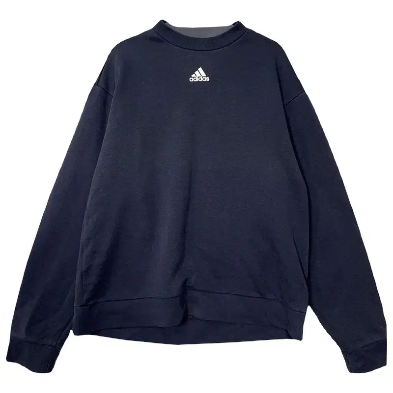 Adidas Navy Center Logo Cotton Sweatshirt XL