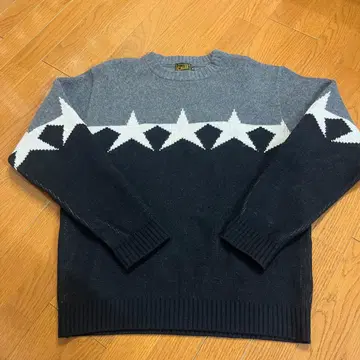 CALEE 별 패턴 스웨터 XL