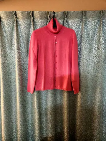 캐시미어 100% 앙상블 반팔 터틀 가디건 새상품 유니클로