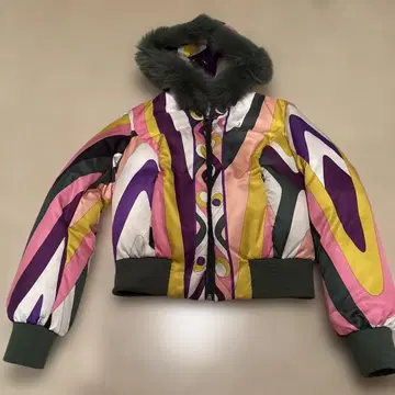 EMILIO PUCCI 퍼 포함 다운 자켓 38