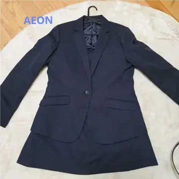 AEON 네이비 스커트 수트 셋업 자켓 13호 새상품급