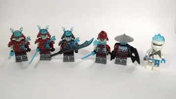 레고 미니 피규어 닌자고 6개 묶음 판매 정품 브리자드 사무라이