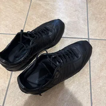 Patrick 마라레인 블랙 가죽 스니커즈