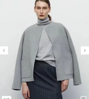 BEIGE, 베이지 BUCI / 숏코트 85,800엔 그레이 2