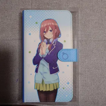 나카노 미쿠 북 스타일 스마트폰 케이스 L 사이즈 5등분의 신부