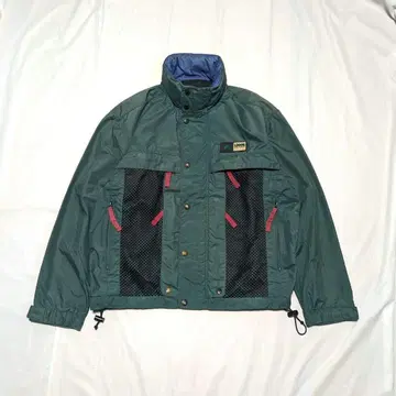 [ LOGOS ] 90s 멀티 기믹 아웃도어 나일론 자켓 그린
