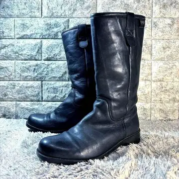 새상품급 camper 캠퍼 가죽 미들 부츠 사이드 지퍼 38