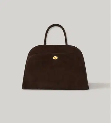 ELBORN Momet Suede Tote Bag (BrownSuede)