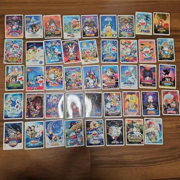 도라에몽 픽처참 트레이딩 카드 영화 45주년 컴플리트