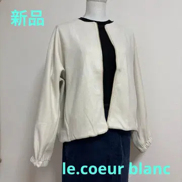 [ 새상품 ] le.coeur blanc 노카라 자켓