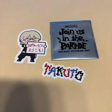 MAZZEL TAKUTO 시크릿 스티커