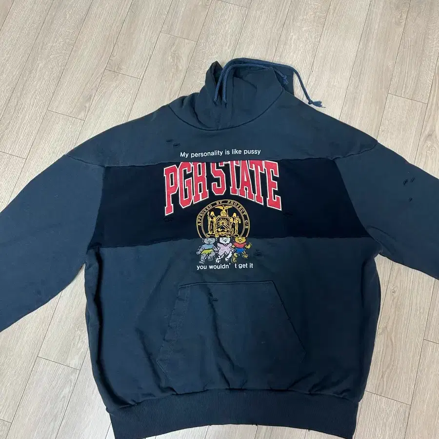 2] Project GR Rework Sports Hoodie Navy | Bunjang Global
