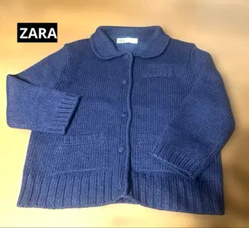 ZARA 니트 가디건 둥근 카라