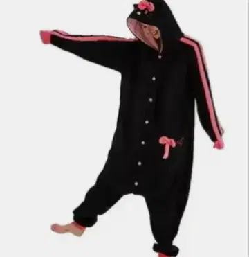 블랙 키티 인형옷 파자마 L 사이즈