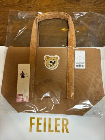 페이러 올드 테디 와펜 토트백(소) 베이지 미개봉 새상품