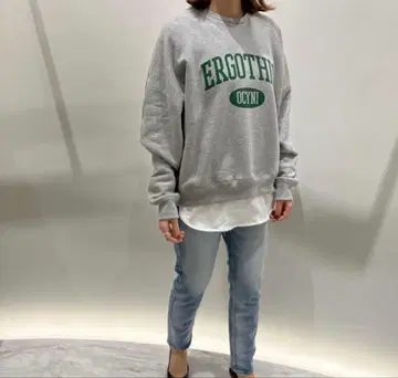 MICA&DEAL ERGOTHIO 로고 프린트 맨투맨 풀오버