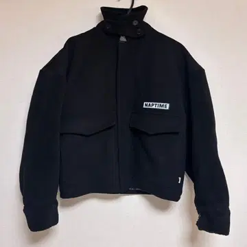 Naptime. 소매 보아 JACKET-BLACK