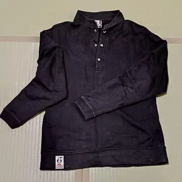 BEAMS 콜라보 chums 참스 허리케인 탑 맨투맨 블랙