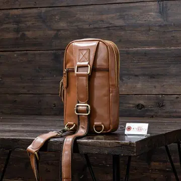 원 숄더백 바디백 웨스트 파우치 남성용 브라운 브라운