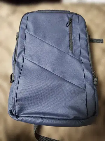 네이비 나일론 백팩