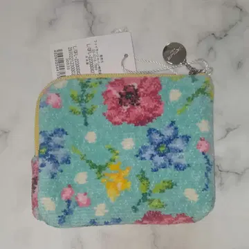 미사용 새상품 러브리 바이 페이러 걸 플라워 L자 파우치