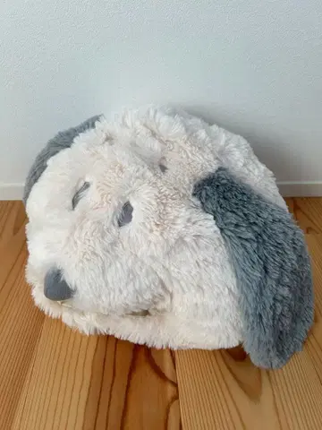 강아지 얼굴 쿠션 봉제 인형